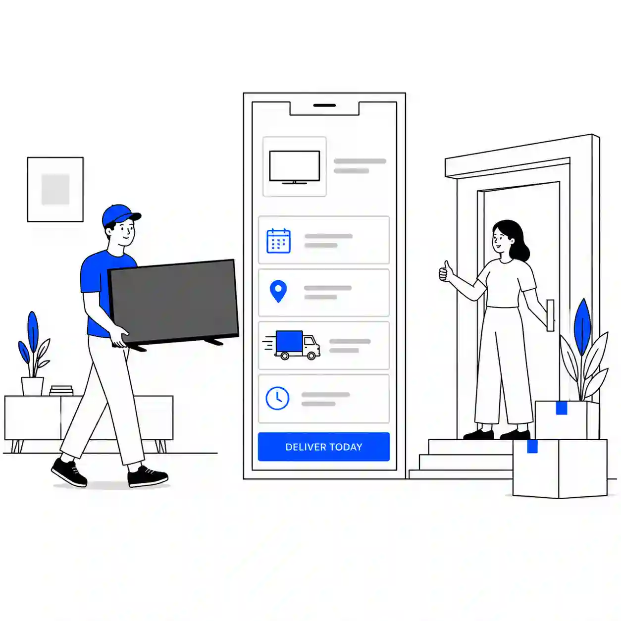 Same Day TV Delivery Across Australia - the Airmove Way