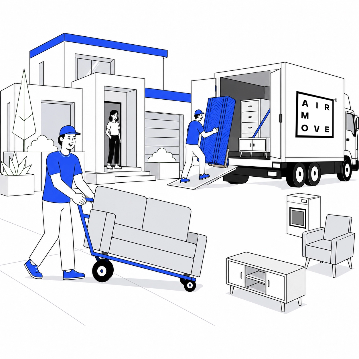 best furniture removalist by airmove
